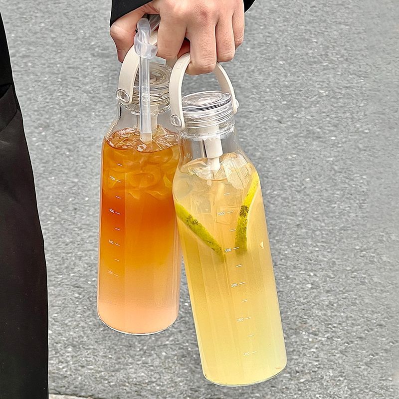 600ML verdikte glazen waterfle - Outdoor Sport Glass Water Bottle recensie en prijs
